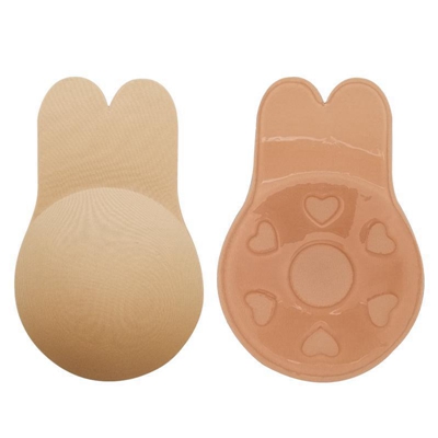 Rabbit anti-sagging breathable silicone breast tape lift rabbit ears, chest lift and invisible chest tape bra